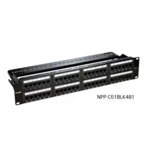 D-LINK PATCH PANEL Fully Loaded 48 PORT CAT6-2U- BLACK