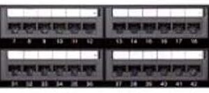 D-LINK PATCH PANEL Fully Loaded 48 PORT CAT6-2U- BLACK