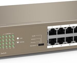 Tenda TEF1118P-16-150W 16-Port 10/100 PoE/1-Port Gigabit/1-Port SFP Switch
