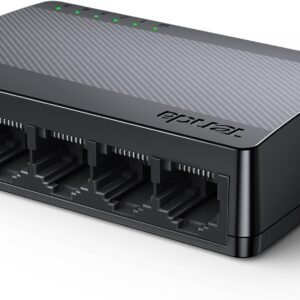 Tenda SG105, 5-Port Gigabit Switch, Unmanaged Home Network Switch Hub, Office Ethernet Splitter, Plug & Play, Plastic Case, Desktop/ Wall-Mount, Fan-Less, Limited Lifetime Protection