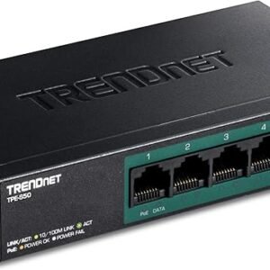 TRENDNET-6Port Fast Ethernet PoE+ Switch TPE-S50