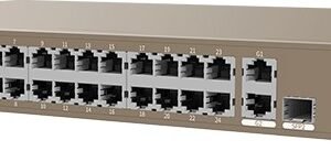 Tenda  24-Port  24FE+2GE/1SFP Rackmount Switch With 24-Port PoE TEF1126P-24-250W