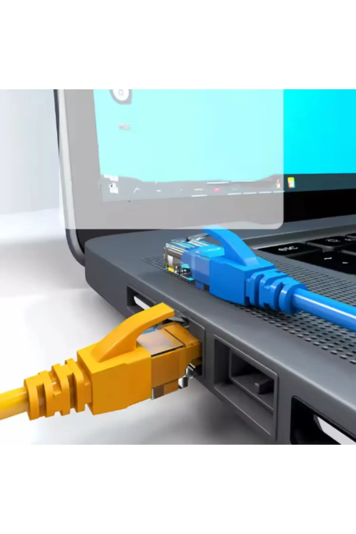 كابل شبكة CAT 6 بطول 5 متر / 5 حبات