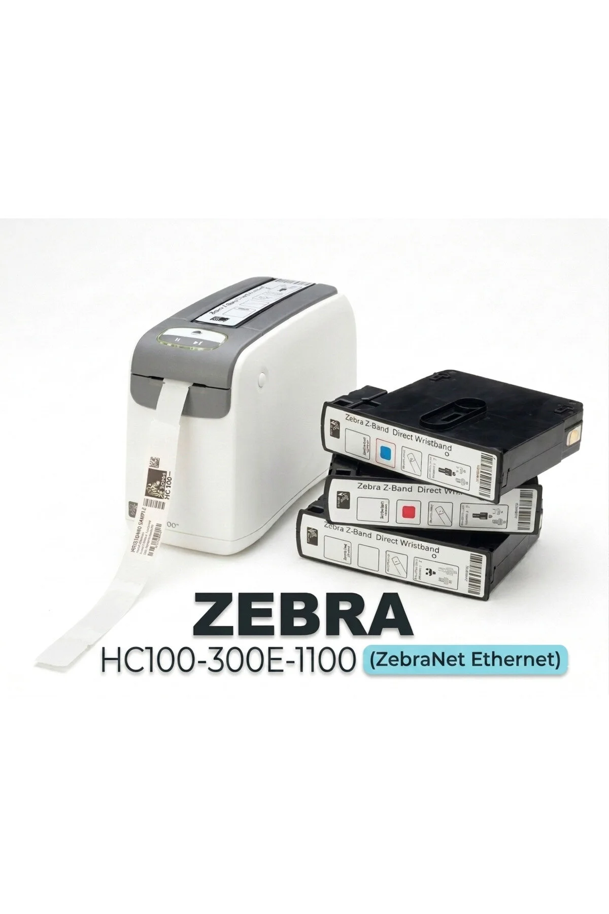 طابعة أساور HC100-300E-1100 (ذاكرة مطورة + Ethernet) – للأداء العالي