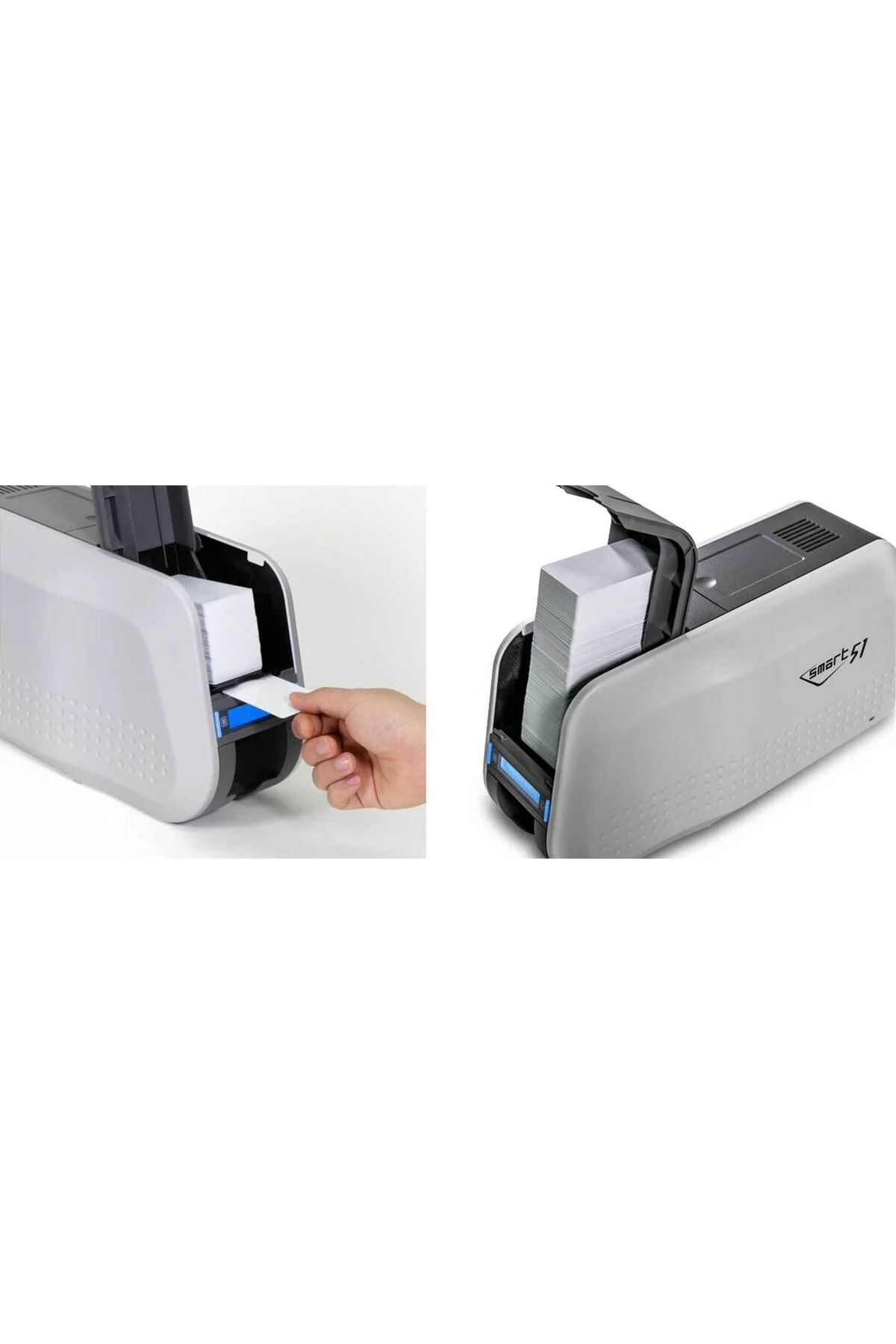 طابعة بطاقات الهوية الحرارية ذات الوجهين SMART-51D