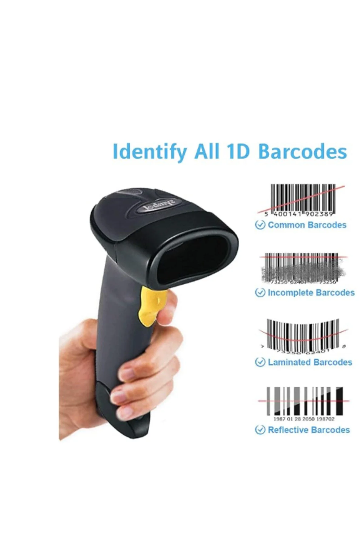 – Barcode Scanner LS 2208 -USB-USDقاري باركود