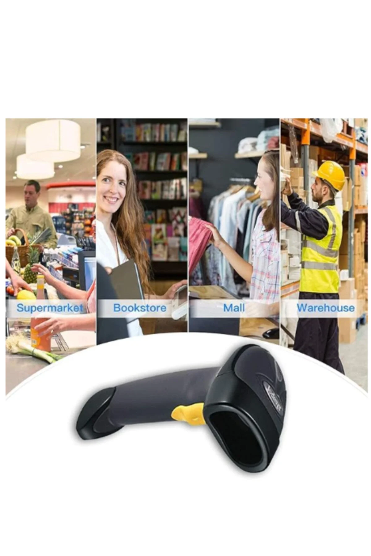 – Barcode Scanner LS 2208 -USB-USDقاري باركود