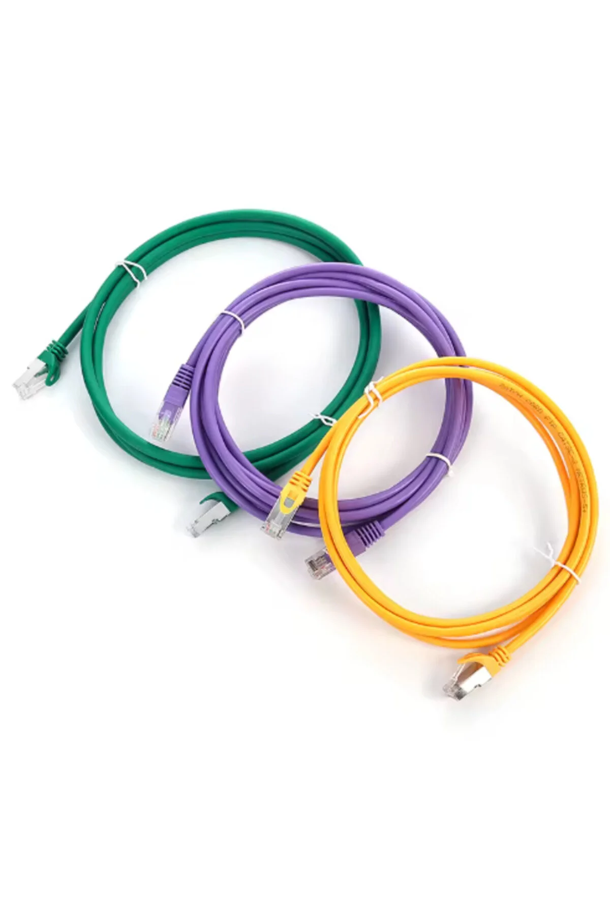 كابل شبكة CAT 6 بطول 2 متر / 5 حبات